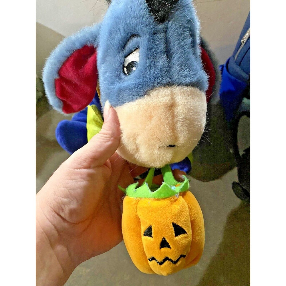 HALLOWEEN Disney Store plush 12 inch Skeleton Eeyore Stuffed Toy Winnie The Pooh